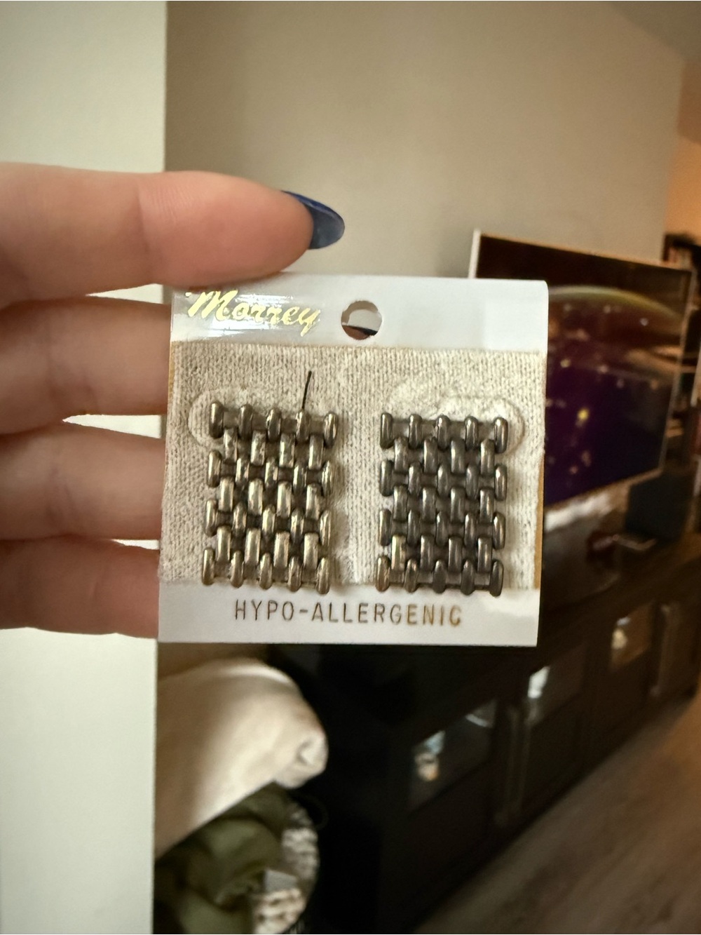 Metallic Silver Hypo-Allergenic Earring Set